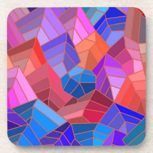 Dessous-de-verre Vue de montagnes fantastiques depuis le ciel