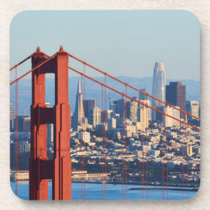 Dessous-de-verre Vue de San Francisco par Golden Gate Bridge