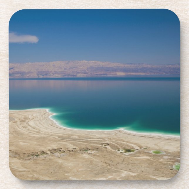 Dessous-de-verre Vue dégagée sur la mer Morte (Devant)