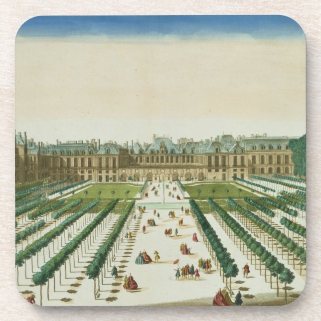 Dessous-de-verre Vue et perspective du Palais Royal du (Devant)