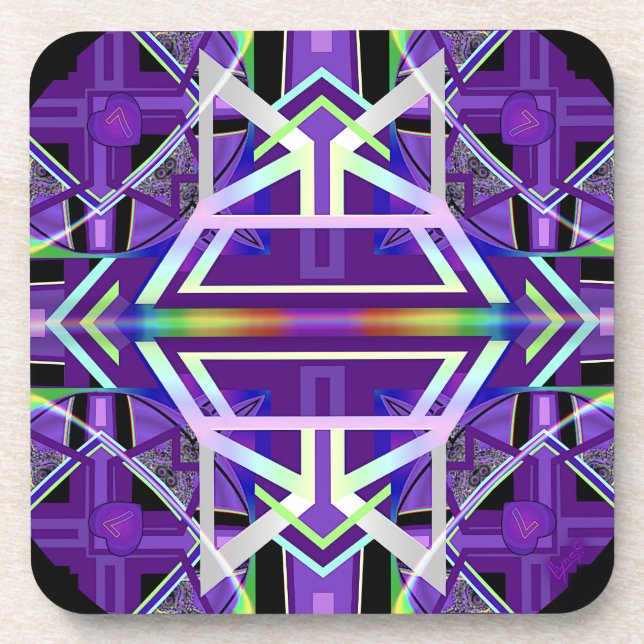 Dessous-de-verre W3 Violet (Devant)