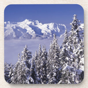 Dessous-de-verre WA, parc national Olympique, chaîne de montagnes O