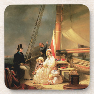 Dessous-de-verre Ward Family à bord de la guérilla Cutter