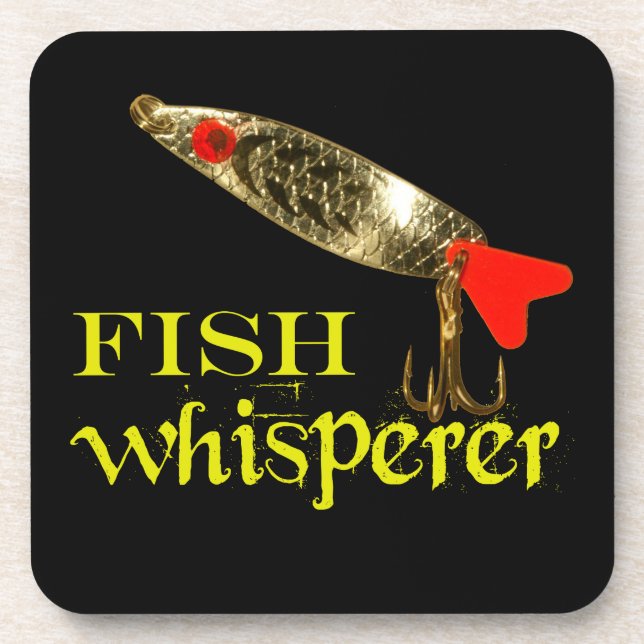 Dessous-de-verre Whisperer De Poisson Avec Lure (Devant)