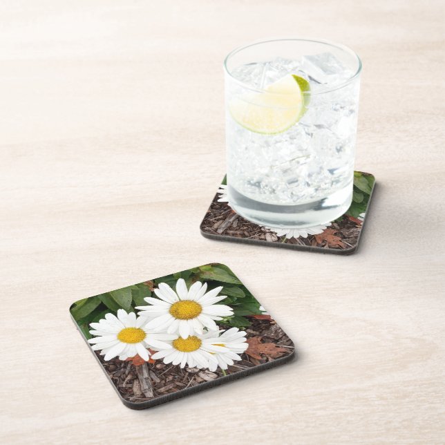 Dessous de verre White Daises (Côté Droit)
