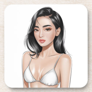 Dessous de verre White Elegance