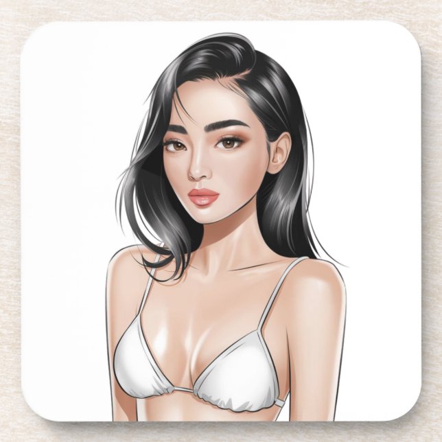 Dessous de verre White Elegance (Devant)