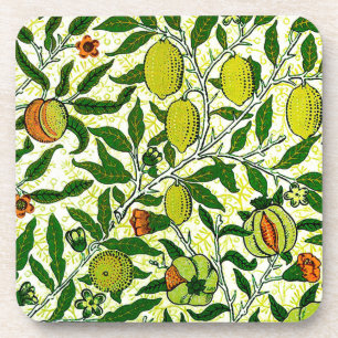 Dessous-de-verre William Morris Fruit exotique, Citron jaune
