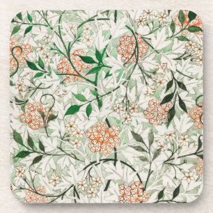 Dessous-de-verre William Morris Jardin Fleur de Jasmin Classique