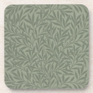 Dessous-de-verre William Morris Motif Saule Antique Vert Sauge