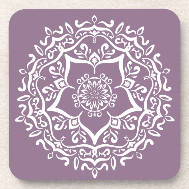 Dessous-de-verre Wisteria Mandala (Devant)