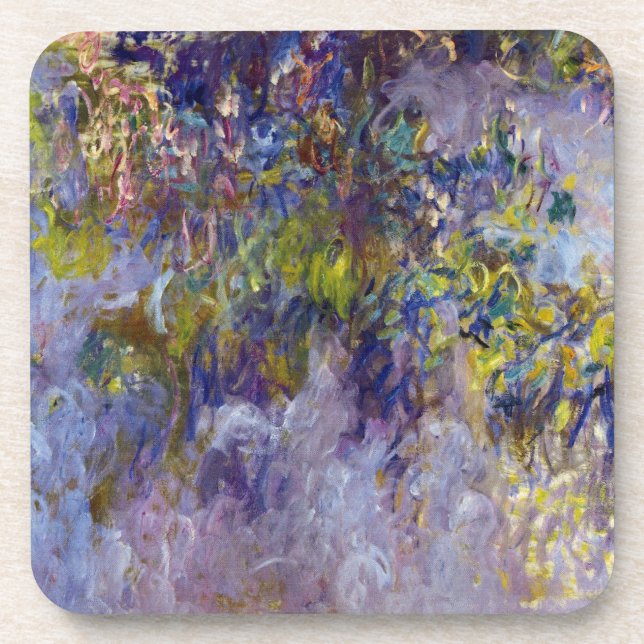 Dessous-de-verre Wisteria (moitié gauche) par Claude Monet (Devant)