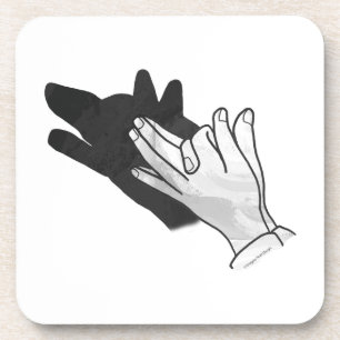 Dessous-de-verre Wolf Silhouette