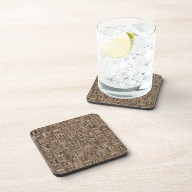 Dessous-de-verre Wood Texture Cork Coaster (Côté Droit)