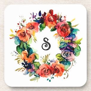 Dessous-de-verre Wreath aquarelle
