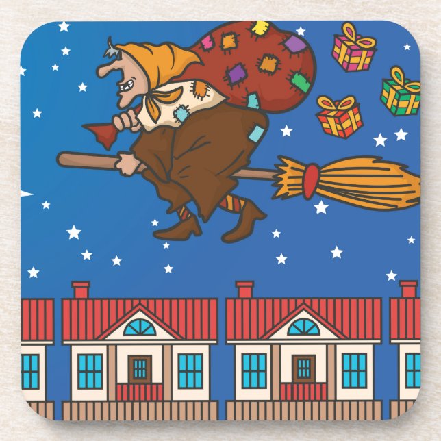 Dessous-de-verre xmas witch Befana (Devant)