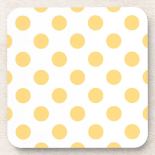 Dessous-de-verre Yellow polkadots