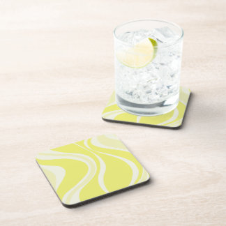 Dessous-de-verre Yellow Waves Square Coaster