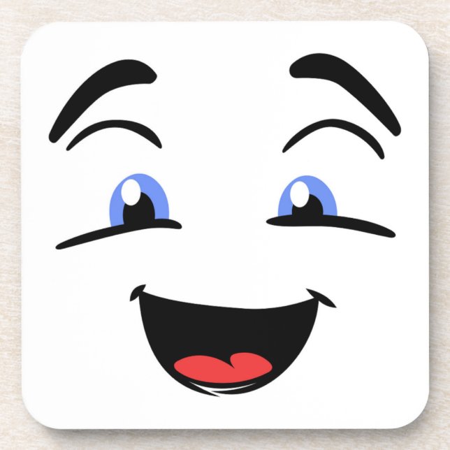 DESSOUS-DE-VERRE YEUX BLEU (Devant)