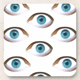 Dessous-de-verre yeux bleus