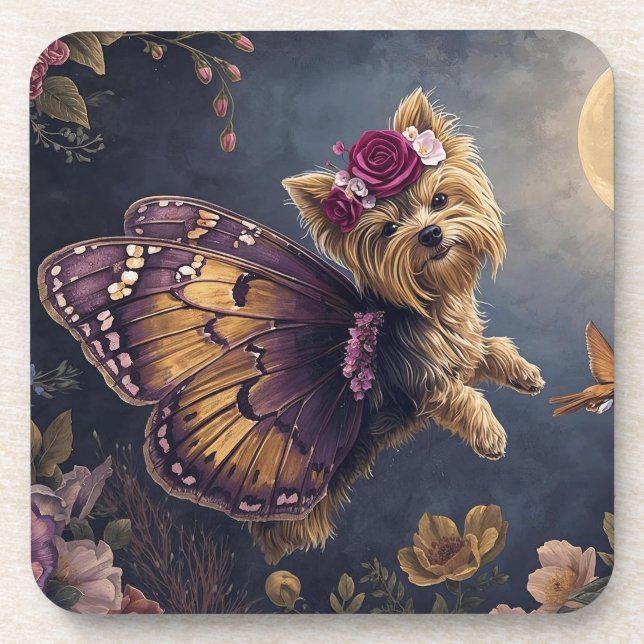 Dessous-de-verre Yorkie Coaster  (Devant)