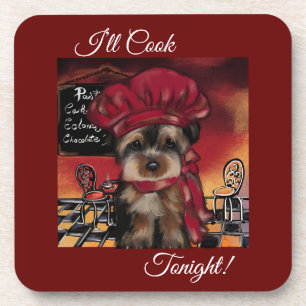 DESSOUS-DE-VERRE YORKIE POO