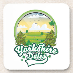 Dessous-de-verre Yorkshire Dales logo Voyage