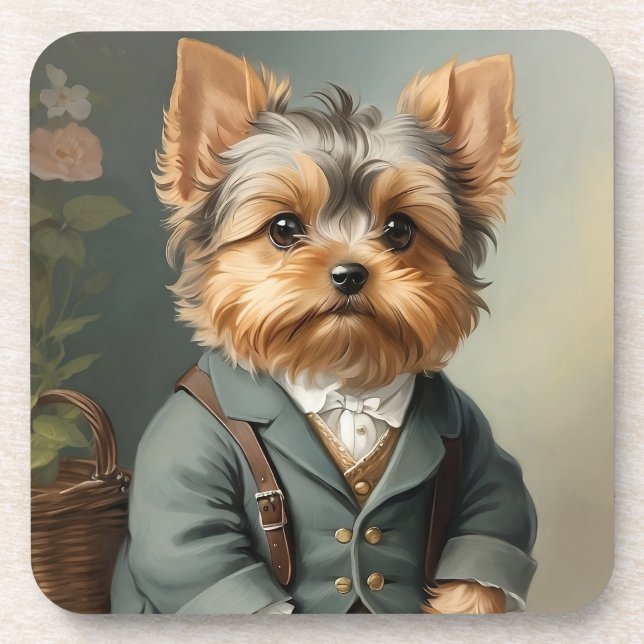 Dessous-de-verre Yorkshire Terrier (Devant)