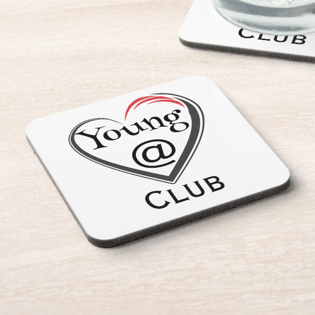 Dessous-de-verre Young at Heart Club Beverage Coaster (Côté gauche)