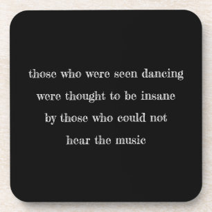 Dessous-de-verre Your Favorite Saying Custom Quote Black Throw Pill