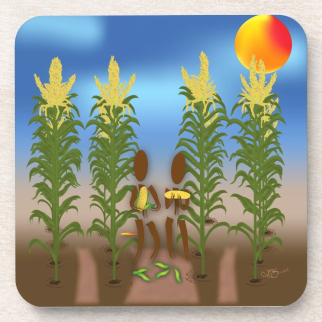 Dessous-de-verre Zinglees ~ Corn (Devant)
