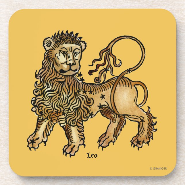Dessous-de-verre Zodiaque : Lion, 1482 (Devant)