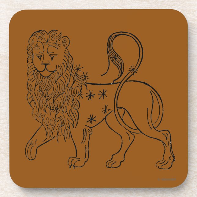 Dessous-de-verre Zodiaque : Lion, 1494 (Devant)