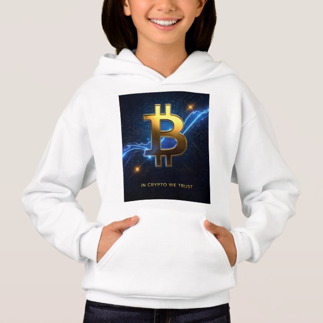 Dessus de capuche En Crypto Nous Faisons Confiance (Devant)