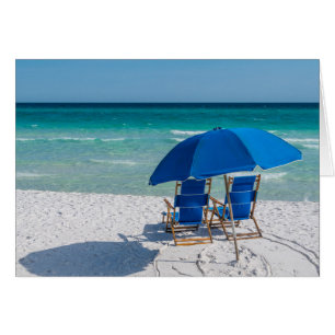 Destin Chaises Florida Et Carte De Salutation Para