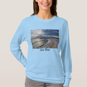 Destin Floride Soir Vagues Manche Longue Tshirt