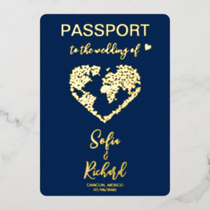 Destination de mariage sur la carte du monde avec