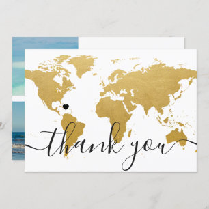 Destination Mariage Gold World Carte Mariage Photo