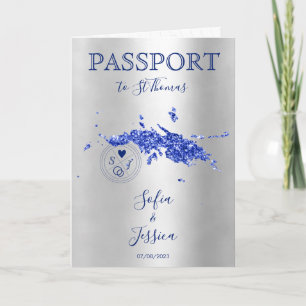 Destination Mariage Passeport Carte du monde St Th