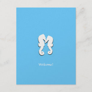 Destination Mariage Seahorse Carte des invités de