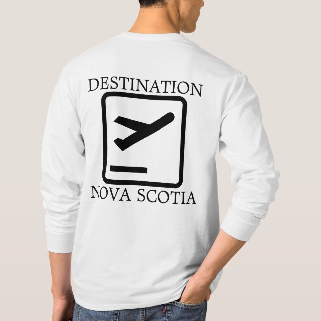 Destination vers la côte Est Nouvelle-Écosse Sweat (Dos)