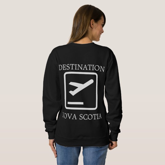 Destination vers la côte Est Sweat - shirt à capuc (Dos entier)