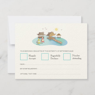 Destination Wedding Beach Windsurf Cartes RSVP
