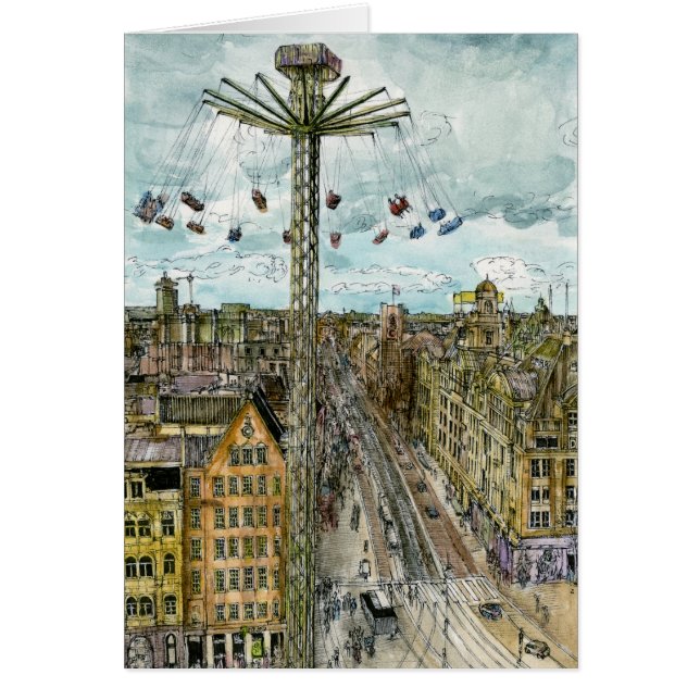 Destinations | Watercolor European Swing Ride (Devant)