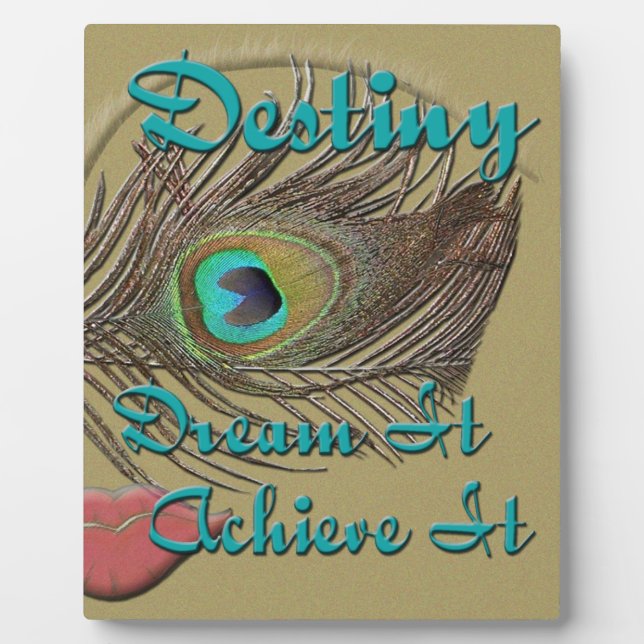 Destiny - Dream It, Achieve It - Plaque (Devant)