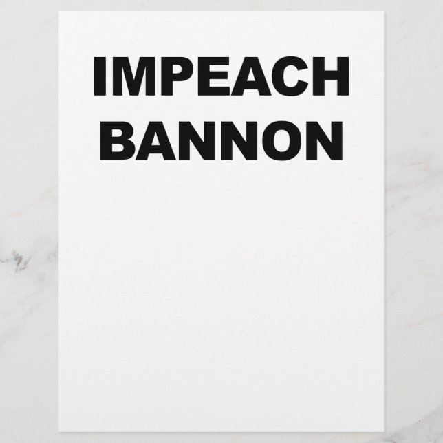 DESTITUER BANNON (Devant)