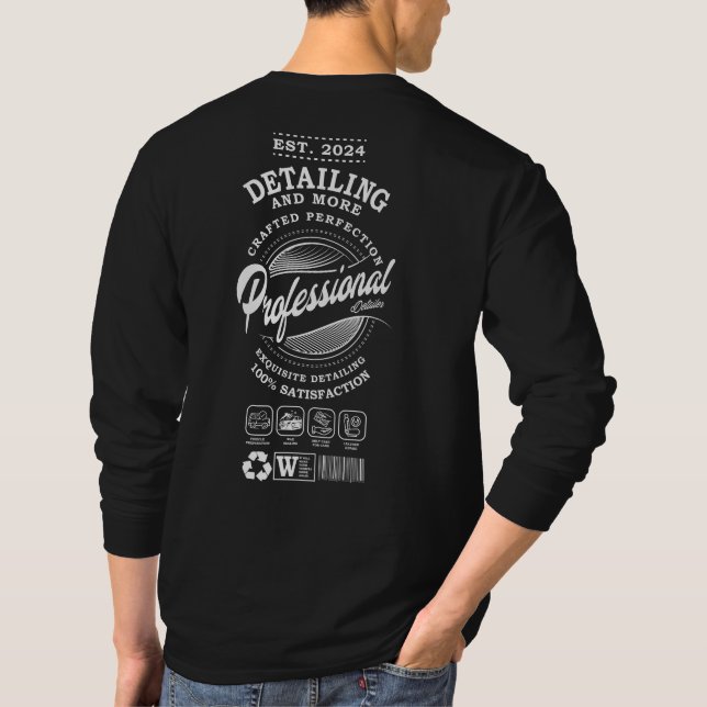 DÉTAIL AUTOMATIQUE, SOCIÉTÉ T-SHIRT (Dos)