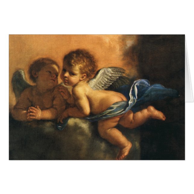 Détail d'ange, Saints patrons de Modène par Guerci (Devant horizontal)