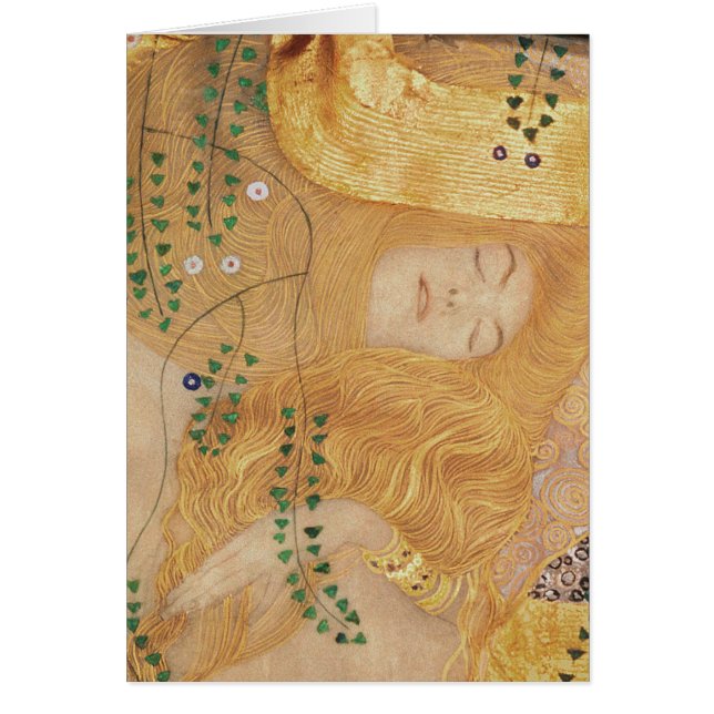 Détail de Gustav Klimt | des serpents de l'eau I (Devant)