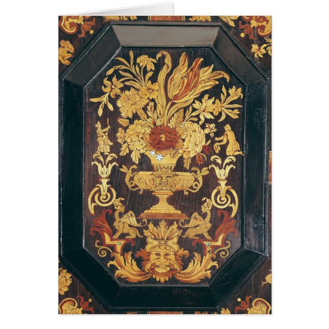 Détail de marqueterie d'un buffet (Devant)